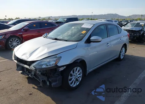 2017 Nissan Sentra Sv z USA, uszkodzony, nr VIN 3N1AB7AP3HY335793